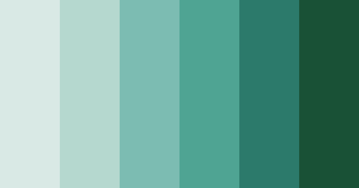 Download emerald oasis color palette PNG image (landscape)