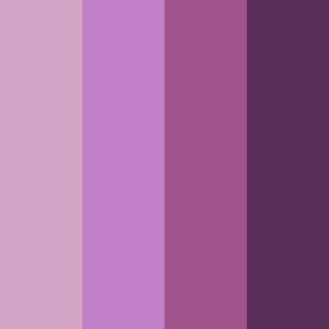 Download enchanted orchid dream color palette PNG image (square)