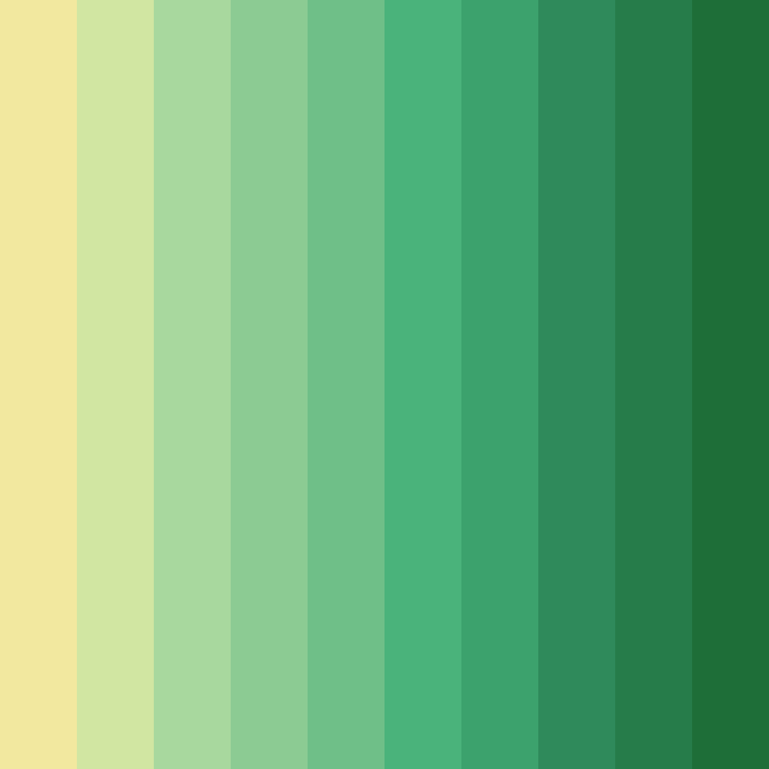 Download green fields color palette PNG image (square)