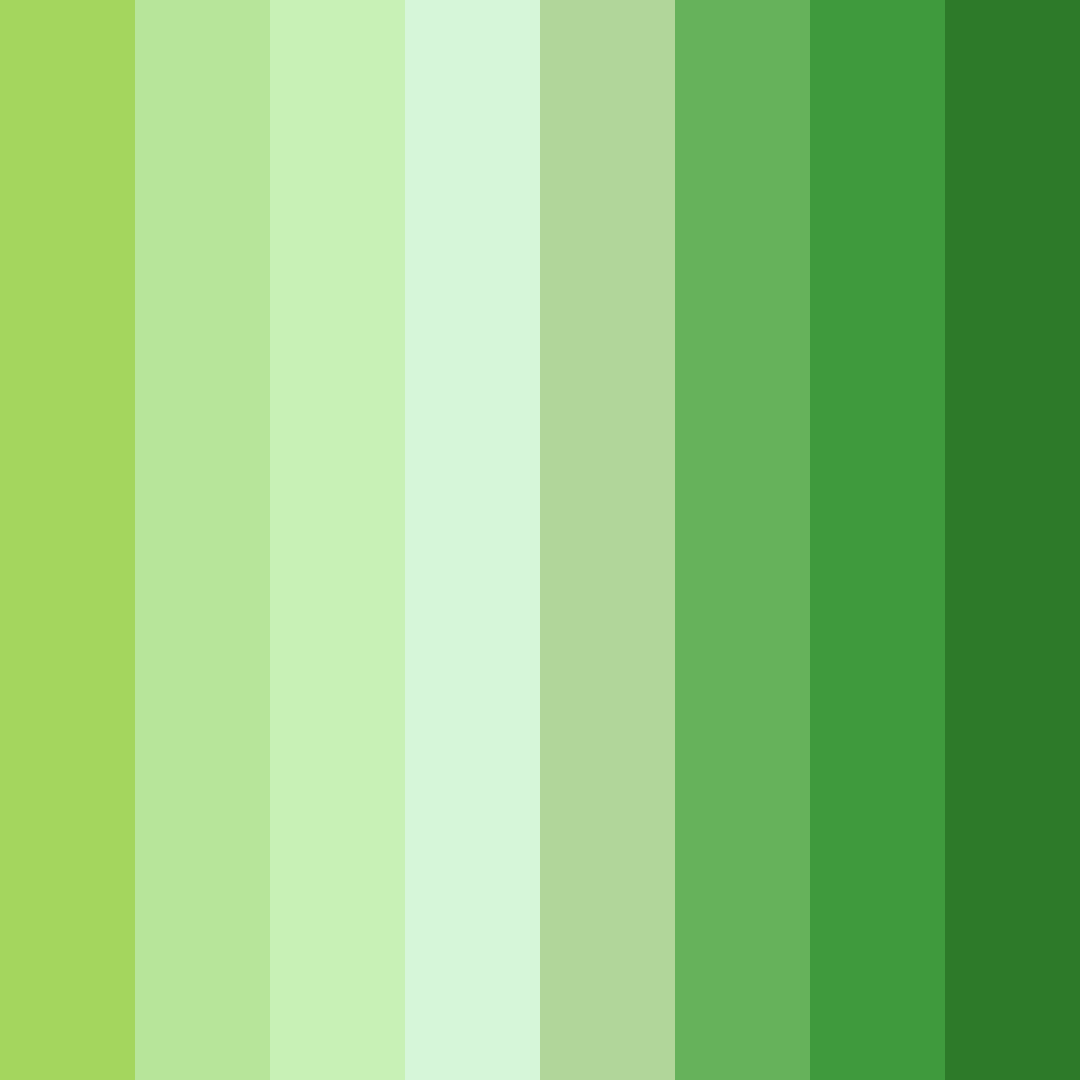 Download emerald oasis color palette PNG image (square)