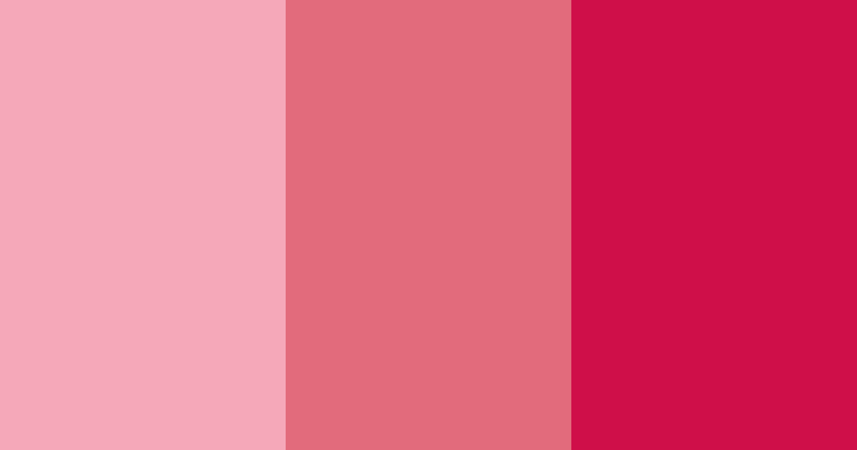 Download blushing summer blossoms color palette PNG image (landscape)