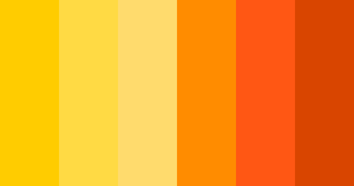 Download vivid orange color palette PNG image (landscape)