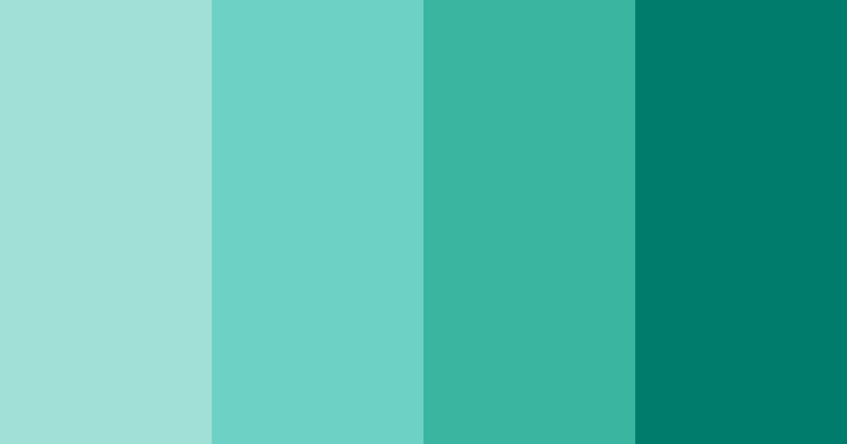 Download tropical lagoon color palette PNG image (landscape)