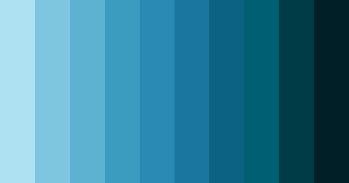 Download blue skyline color palette PNG image (landscape)