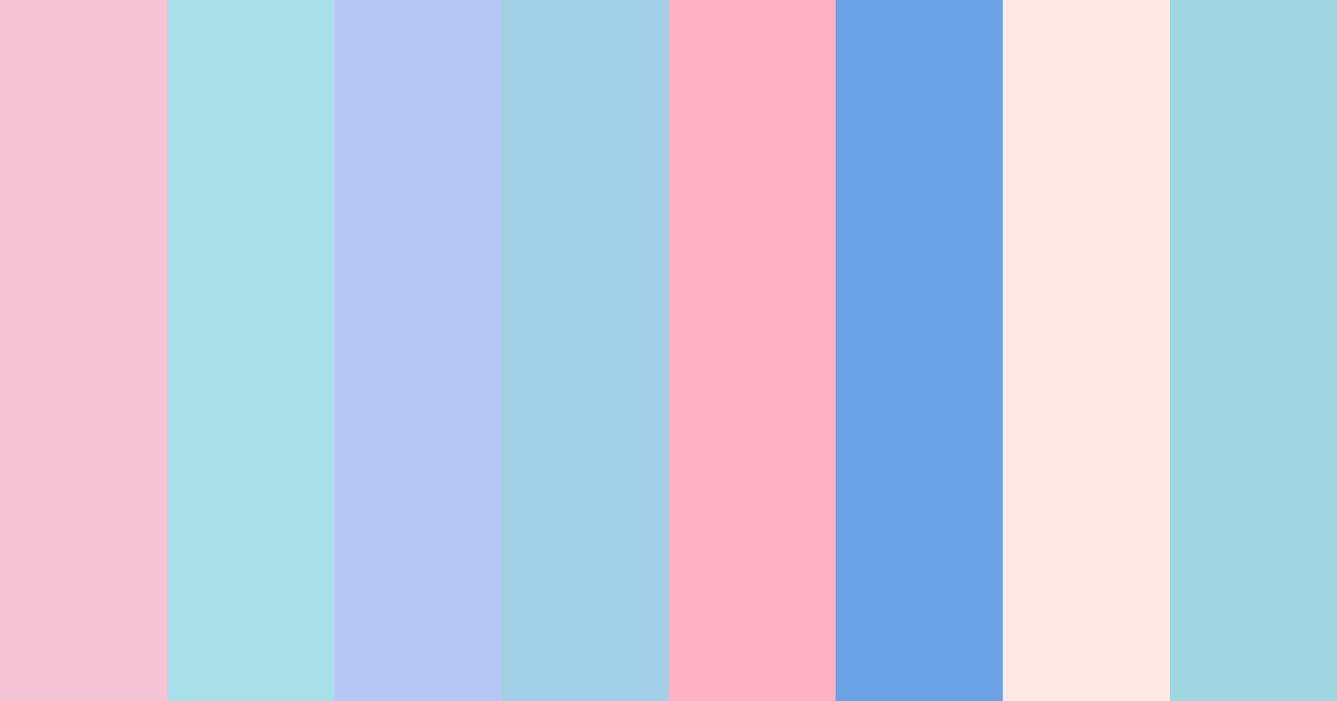 Download light pink blue color palette PNG image (landscape)