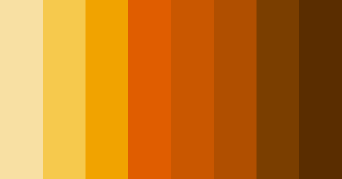 Download warm yellow color palette PNG image (landscape)