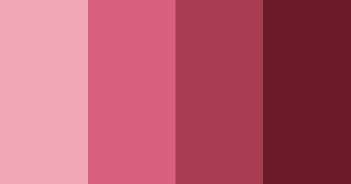 Download red berry delight color palette PNG image (landscape)