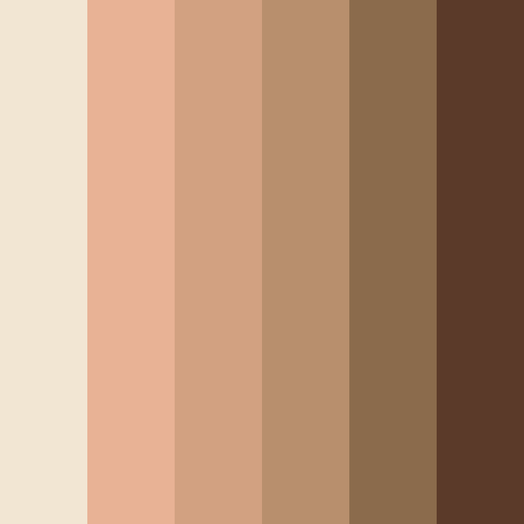 Download desert sunset bliss color palette PNG image (square)