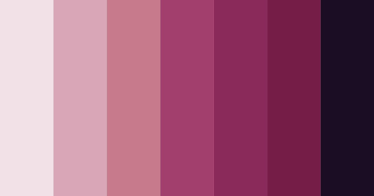 Download crimson nightfall color palette PNG image (landscape)