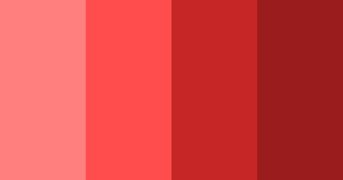 Download crimson symphony color palette PNG image (landscape)
