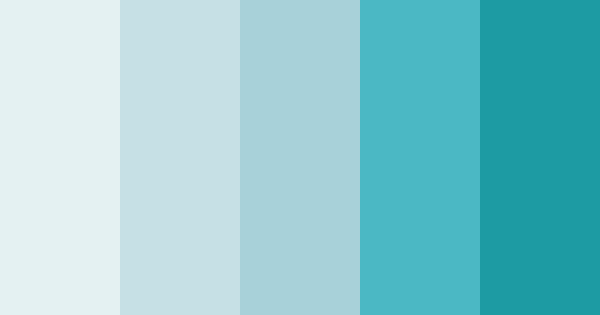 Download ocean breeze serenity color palette PNG image (landscape)