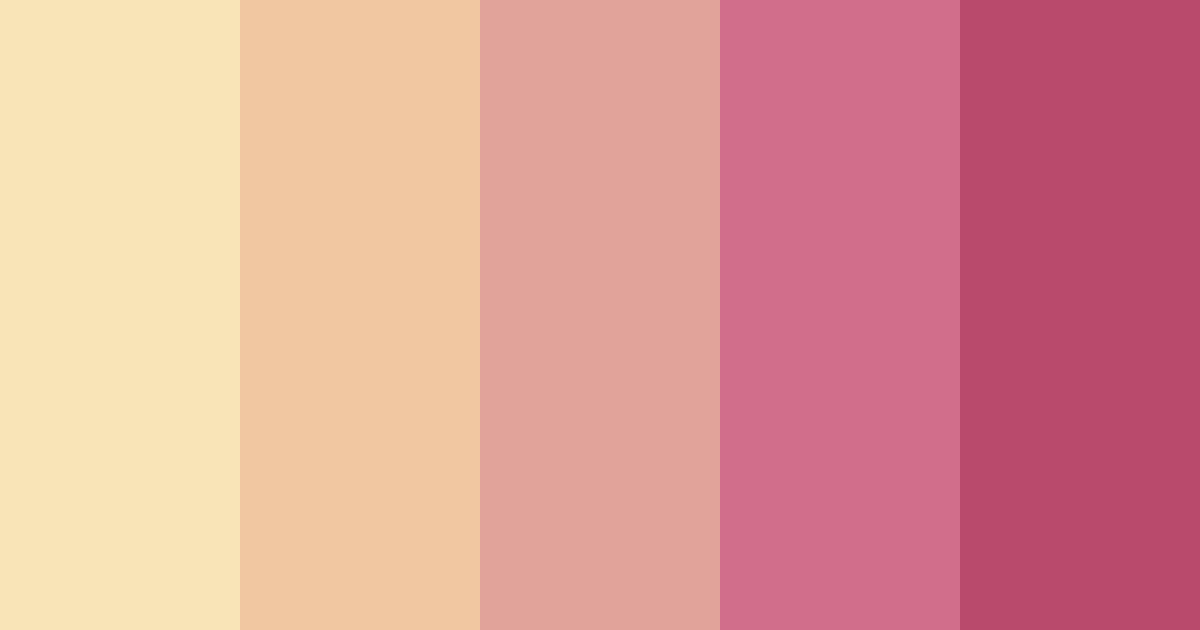 Download pink cream soda color palette PNG image (landscape)