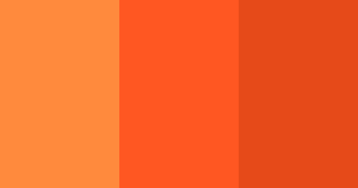 Download sunset blaze color palette PNG image (landscape)