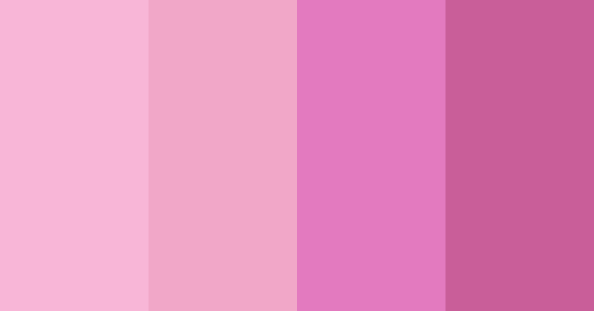 Download pink cute color palette PNG image (landscape)