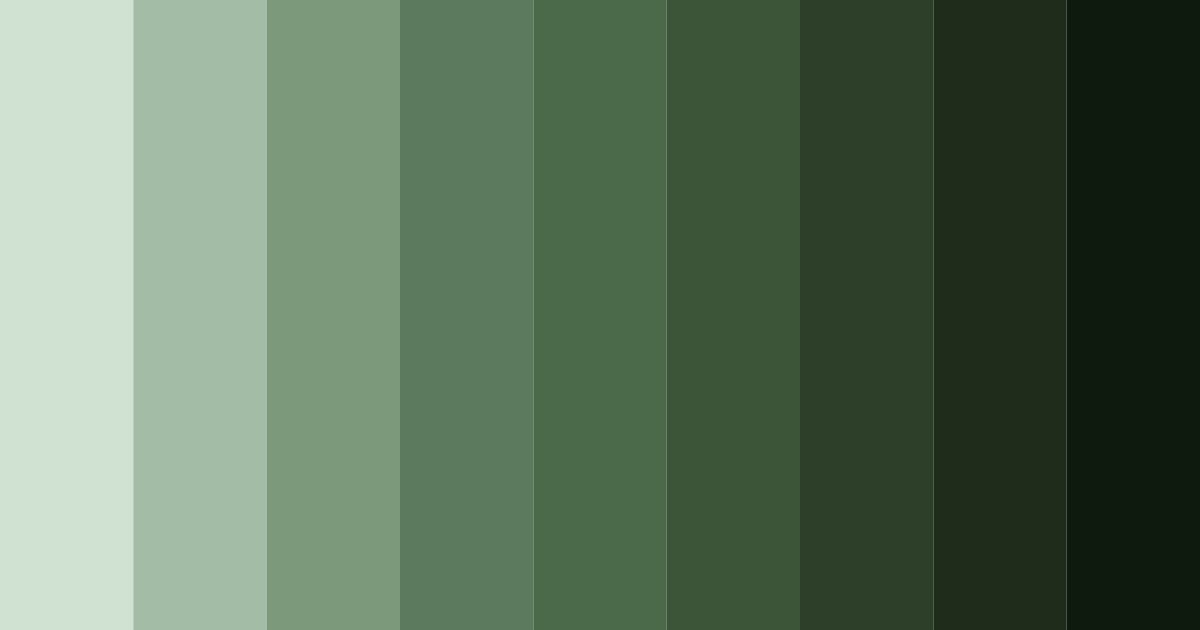 Download misty green color palette PNG image (landscape)