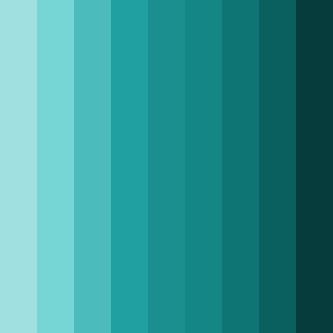 Download turquoise sunshine color palette PNG image (square)