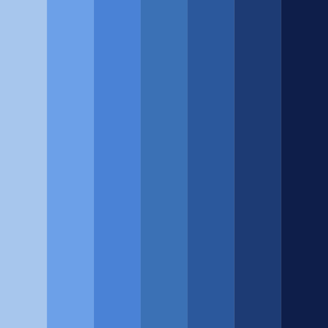 Download shades of cobalt color palette PNG image (square)