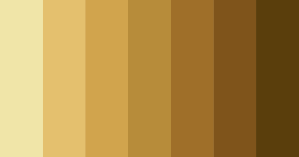 Download golden autumn tapestry color palette PNG image (landscape)