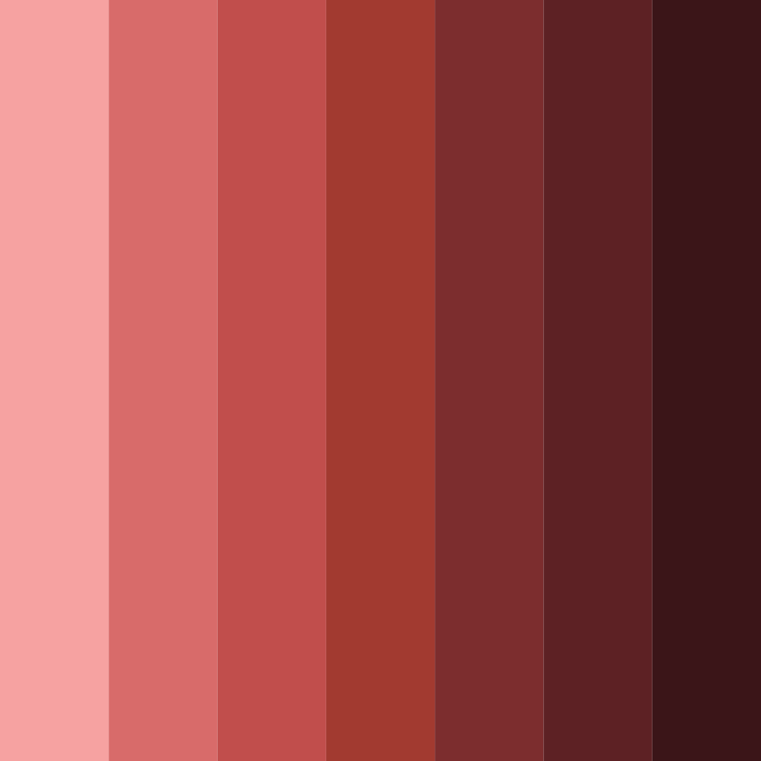 Download dark red sunset color palette PNG image (square)
