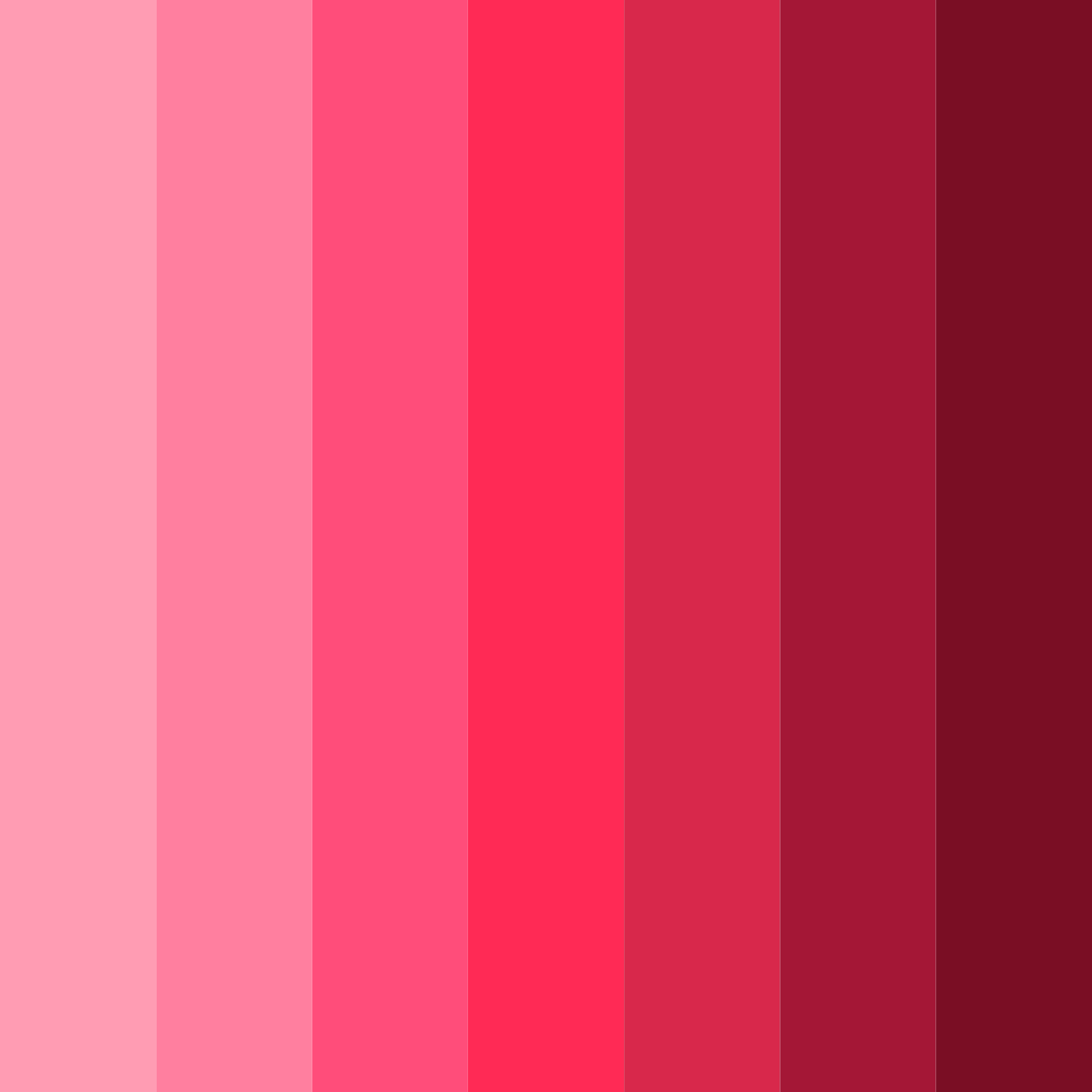 Download dark pink sunset color palette PNG image (square)