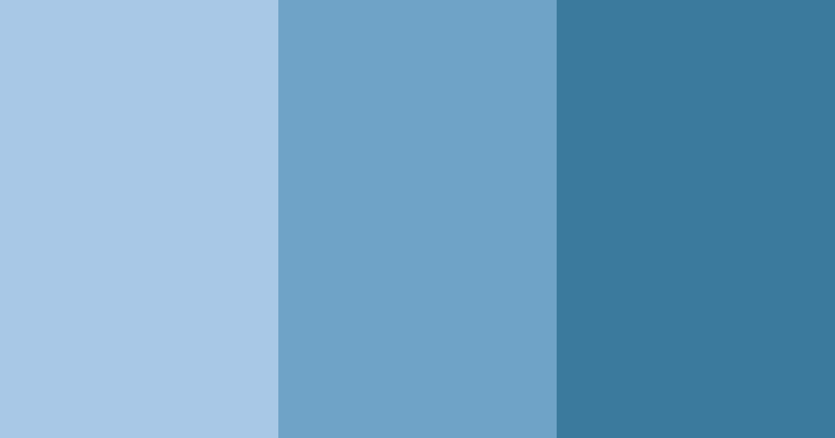 Download pastel blue color palette PNG image (landscape)