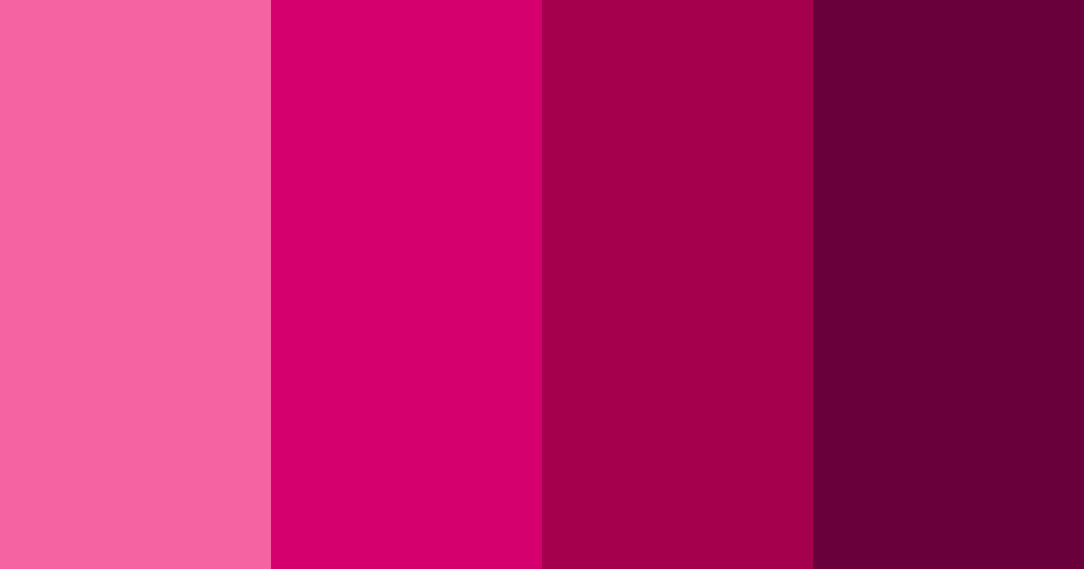 Download electric blossom color palette PNG image (landscape)