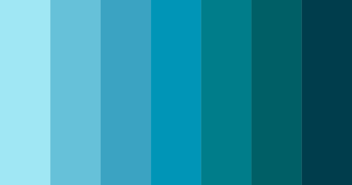 Download blue depths color palette PNG image (landscape)