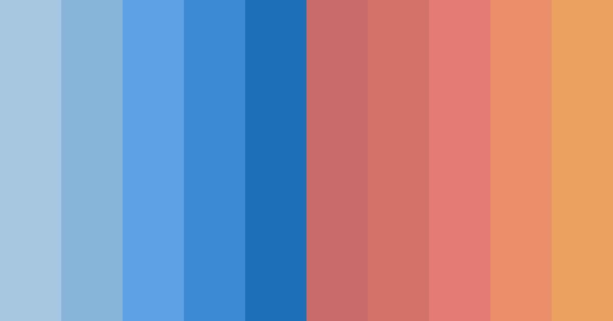 Download blue to red blend color palette PNG image (landscape)