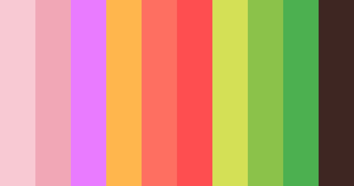 Download kaleidoscope dreams color palette PNG image (landscape)