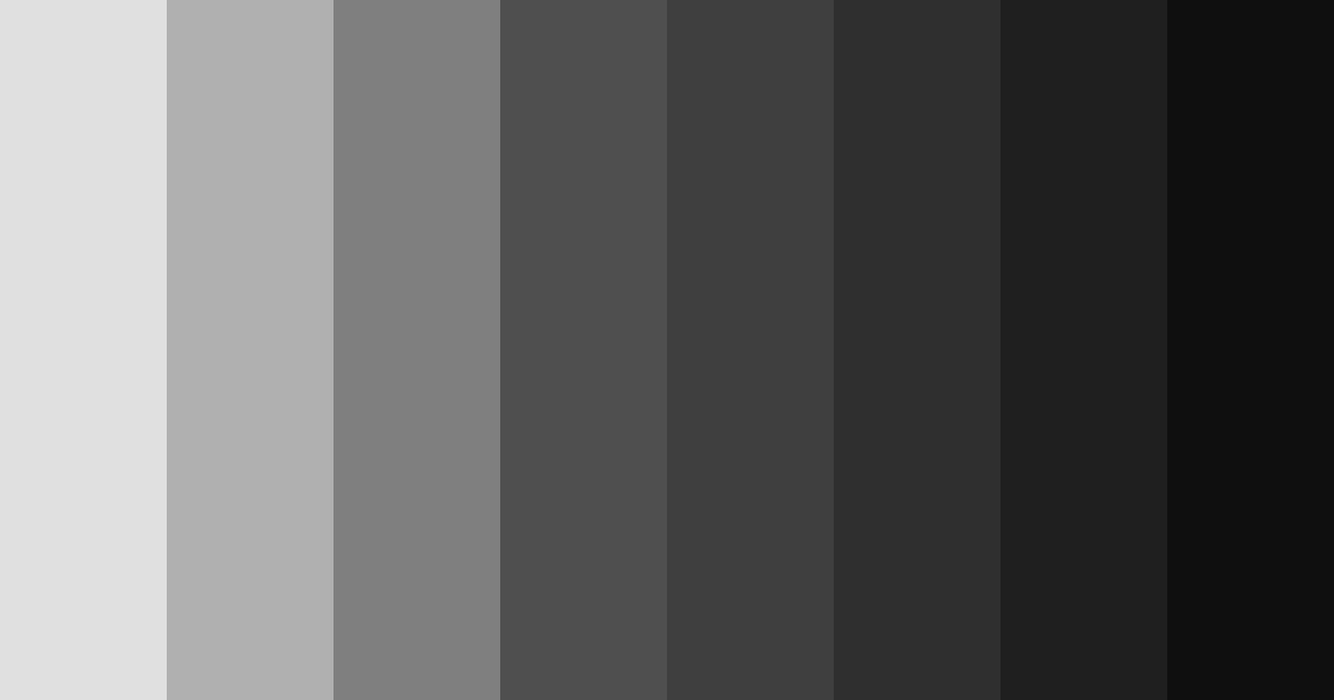 Download shades of anthrazit color palette PNG image (landscape)