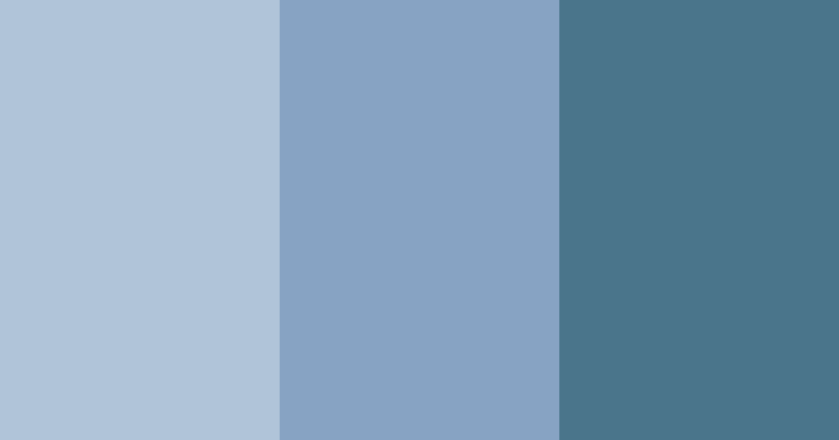 Download blue dove color palette PNG image (landscape)