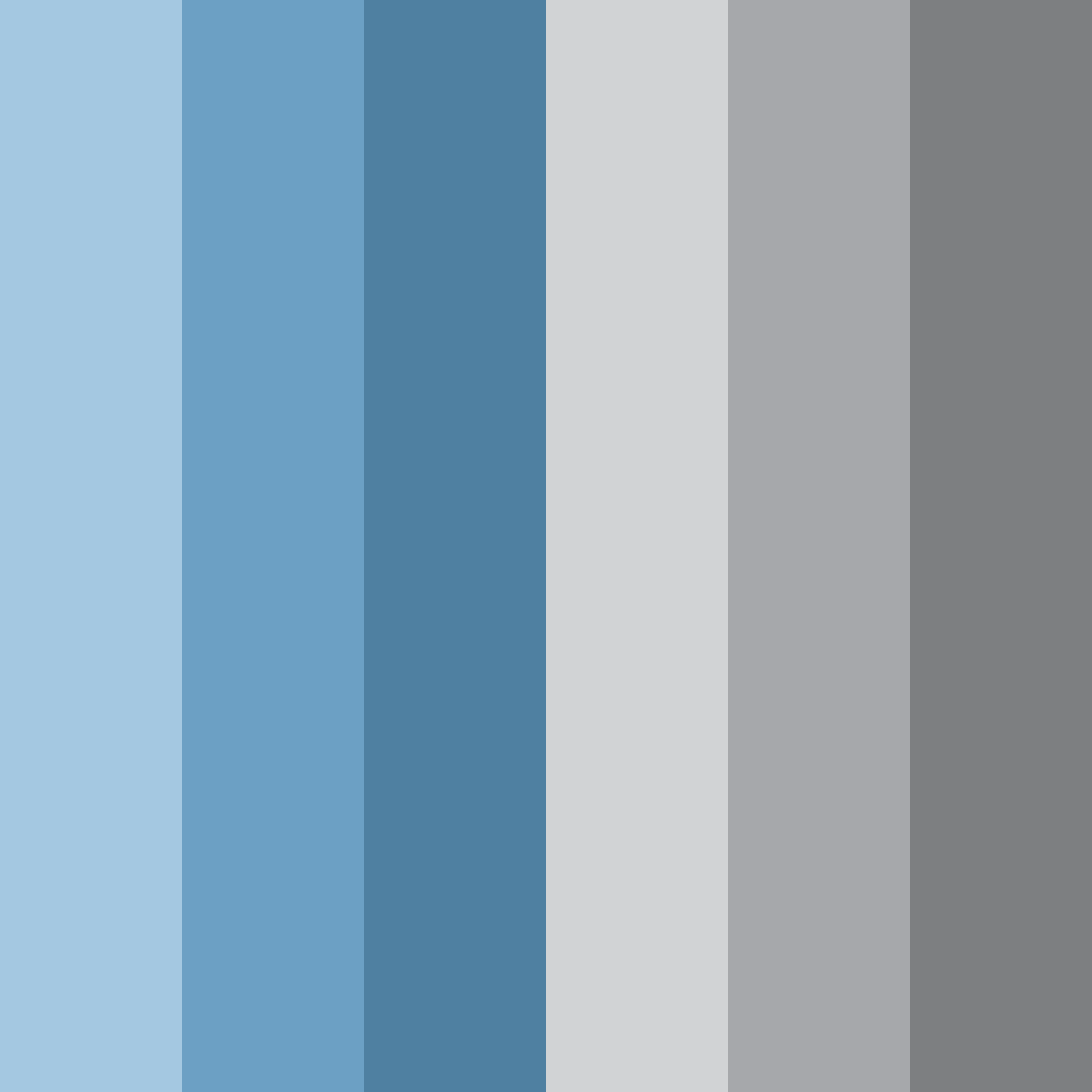 Download cool blue gray color palette PNG image (square)