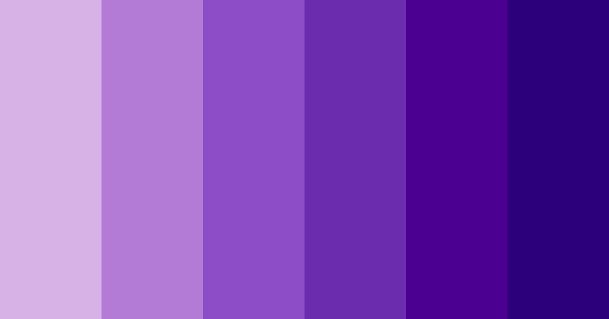 Download purple shades color palette PNG image (landscape)