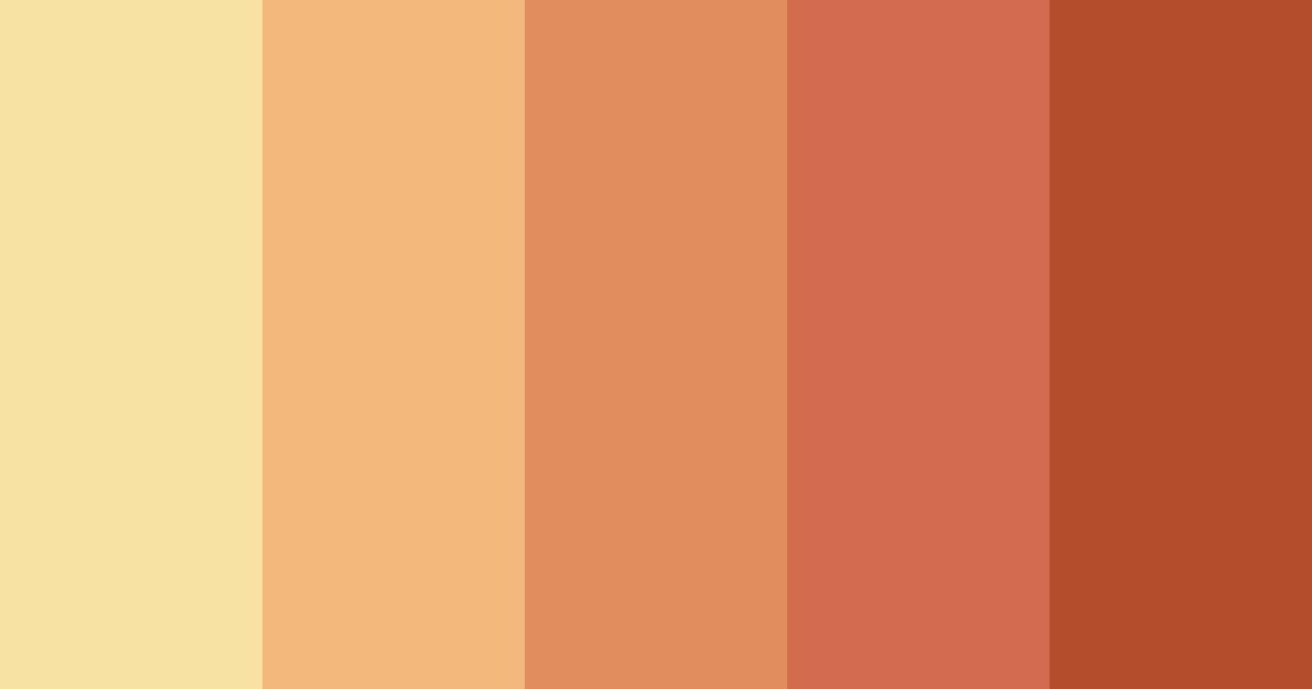 Download autumn's embrace color palette PNG image (landscape)