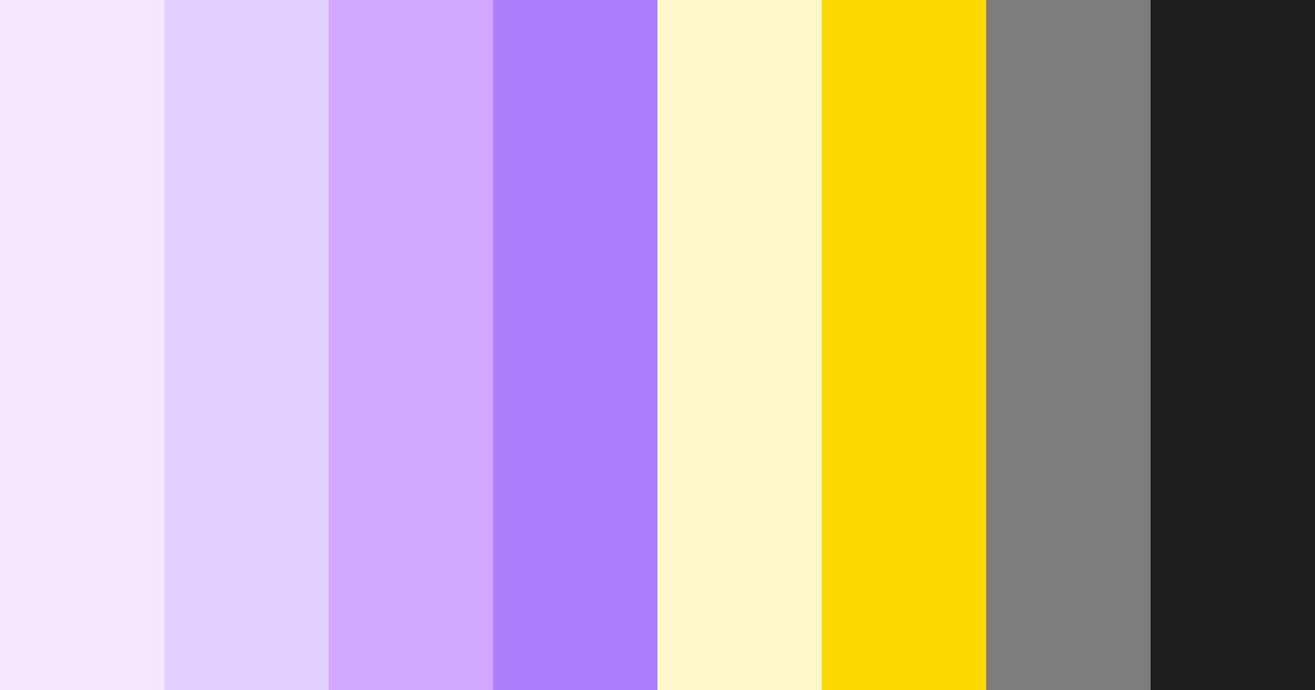 Download purple sunshine color palette PNG image (landscape)