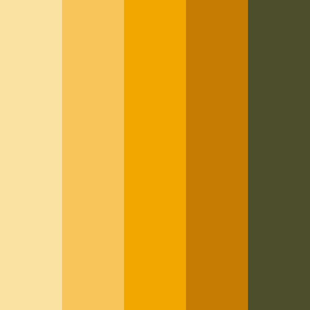 Download golden meadow harmony color palette PNG image (square)