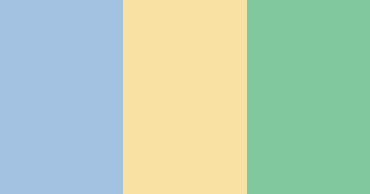 Download blue green yellow color palette PNG image (landscape)