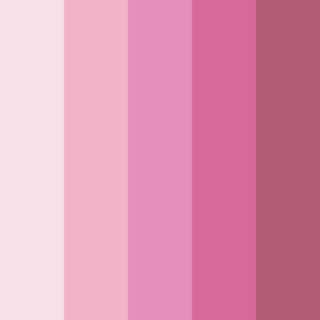 Download dreamy blush color palette PNG image (square)
