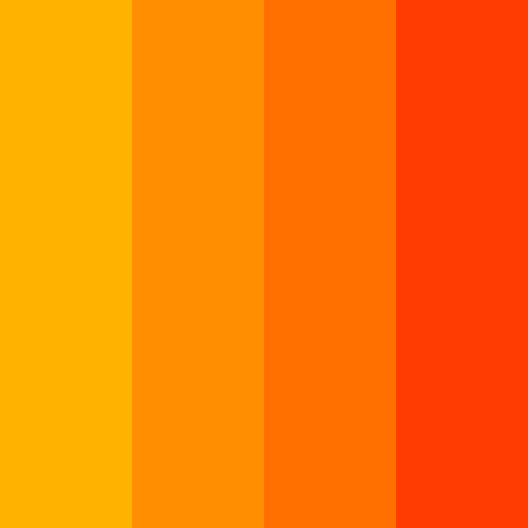 Download citrus sunset color palette PNG image (square)