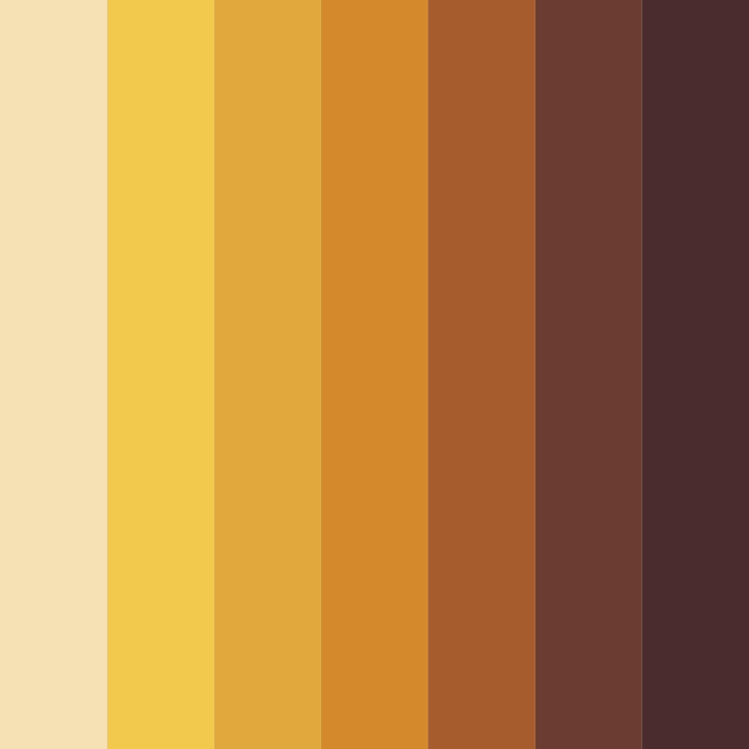 Download empowered elegance color palette PNG image (square)