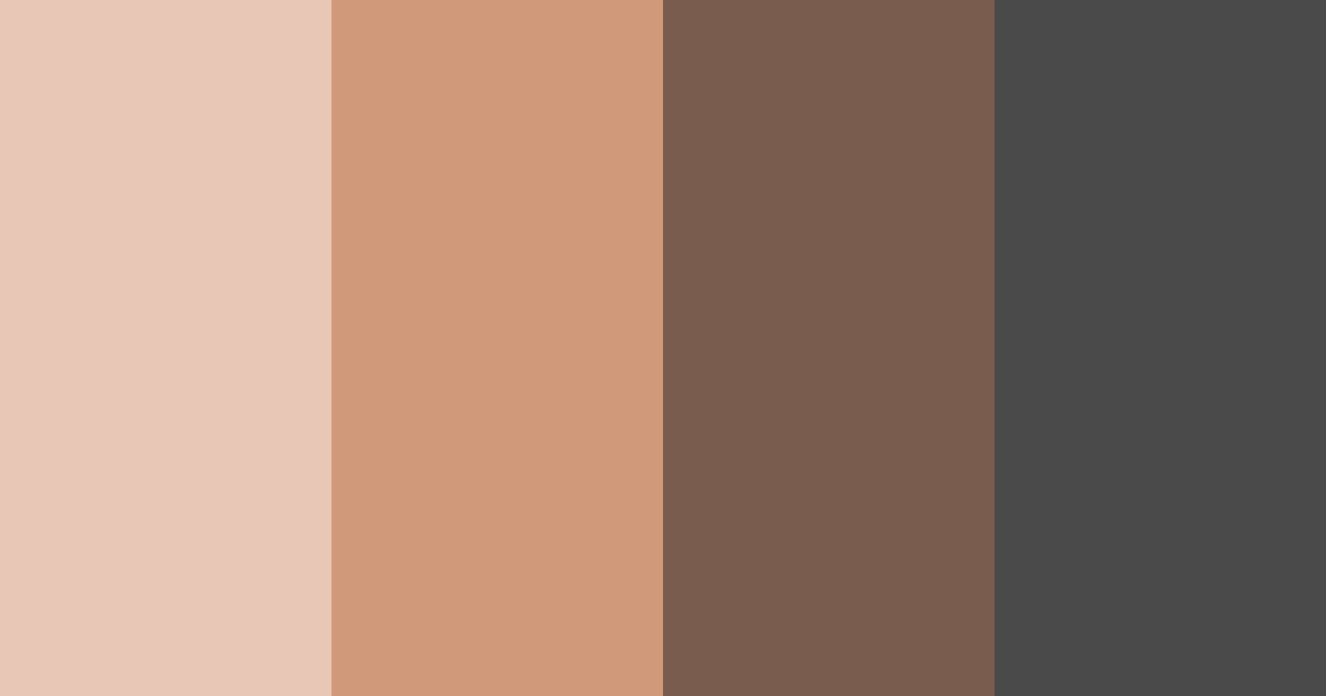 Download brown concrete color palette PNG image (landscape)