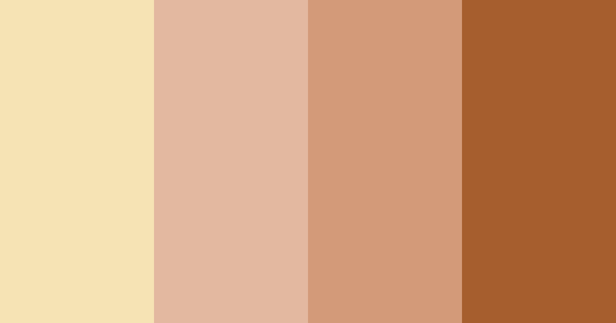 Download vintage beige color palette PNG image (landscape)