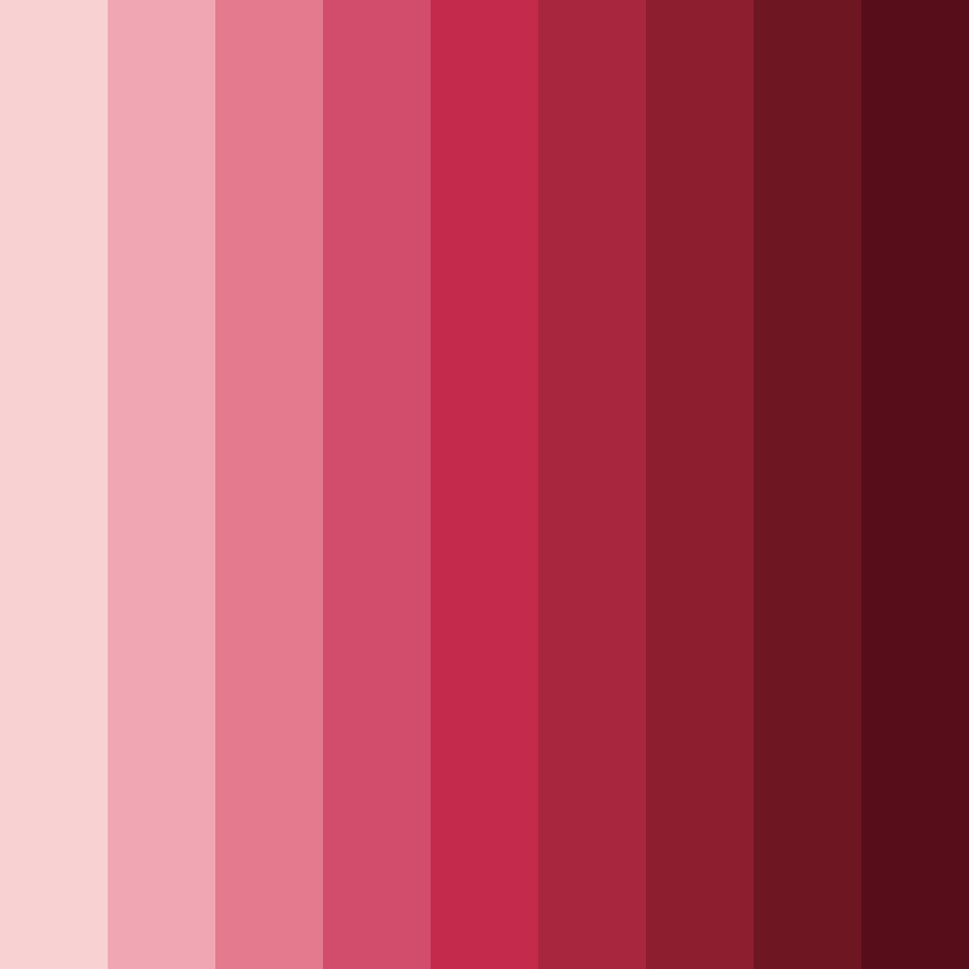 Download blushing cascade color palette PNG image (square)