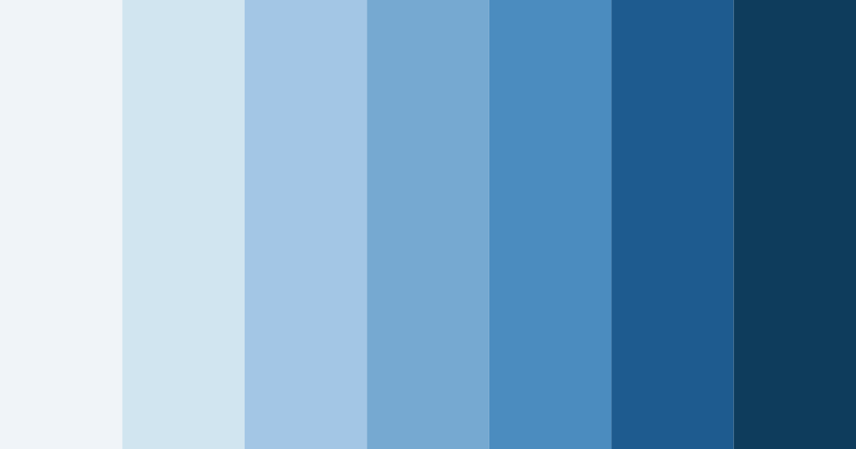 Download blue ivory dream color palette PNG image (landscape)