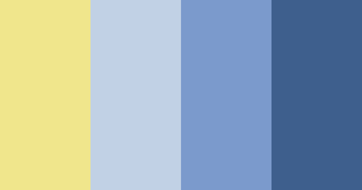 Download blue tones color palette PNG image (landscape)