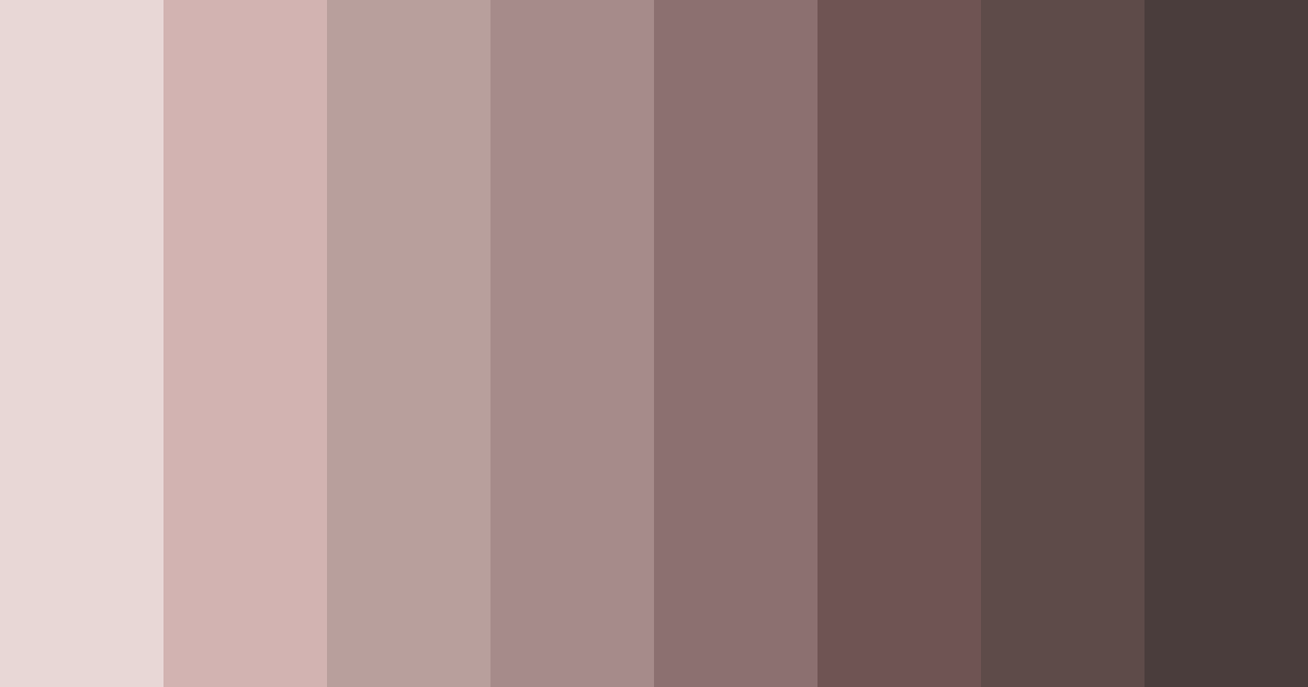 Download dusty rosewood color palette PNG image (landscape)