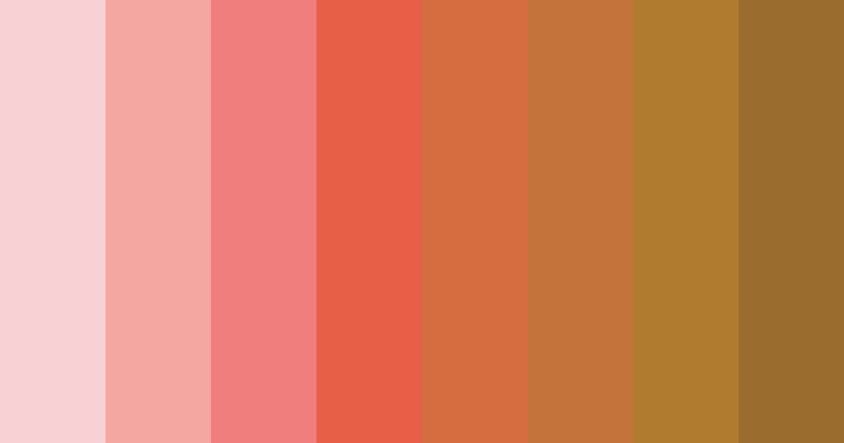 Download dusty red to dull orange color palette PNG image (landscape)
