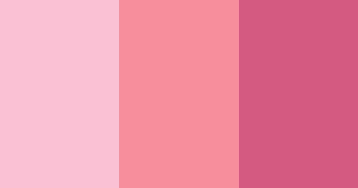 Download pink empowerment color palette PNG image (landscape)