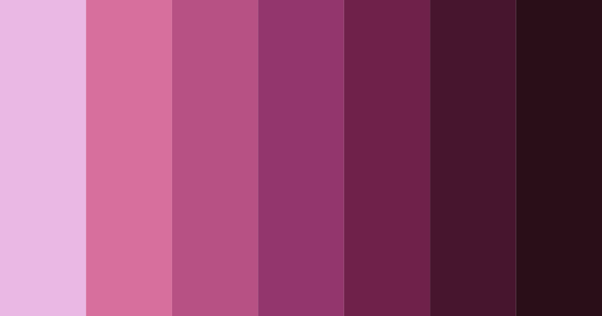 Download deep roxo color palette PNG image (landscape)