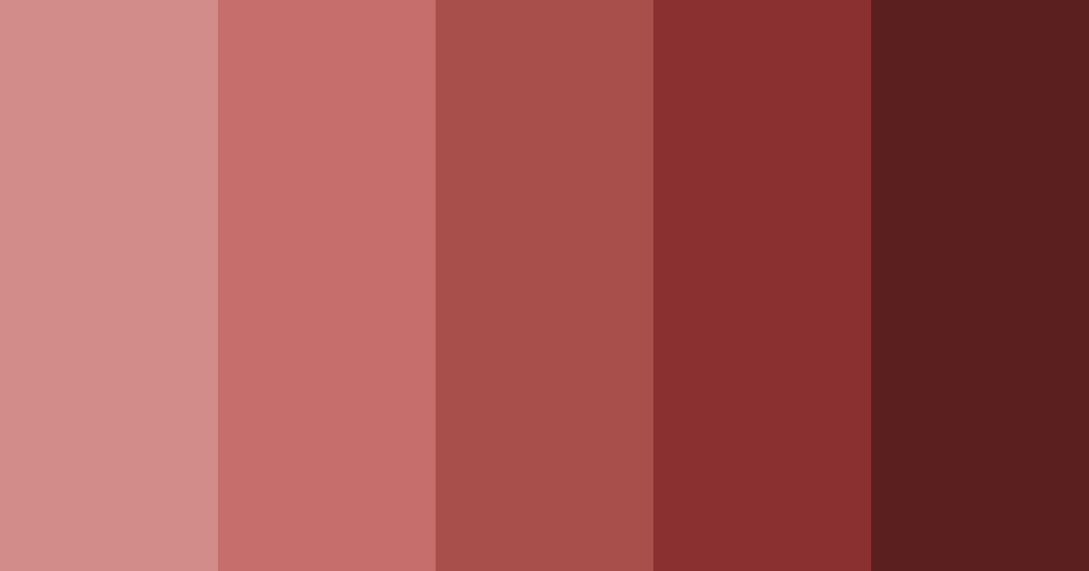 Download maroon brick color palette PNG image (landscape)